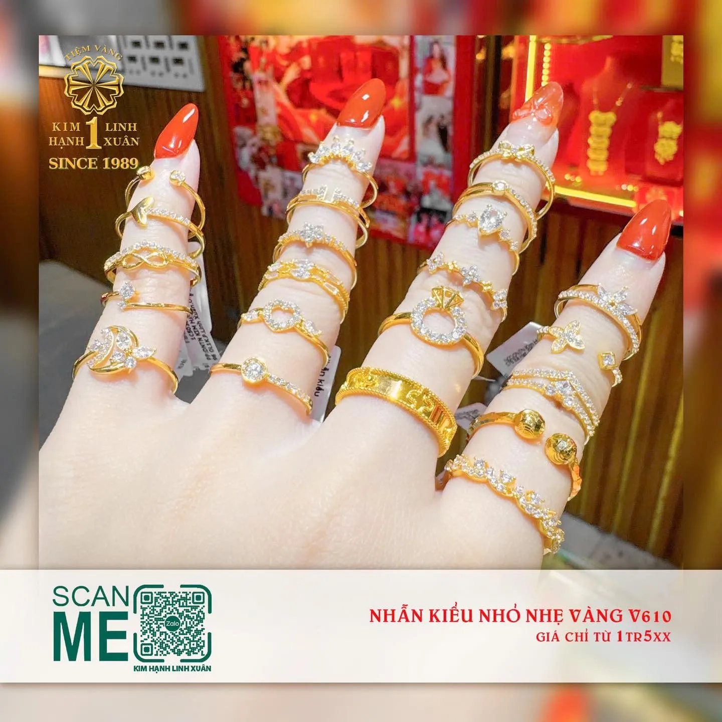 nhẫn vàng cưới tại tiệm vàng kim hạnh 1