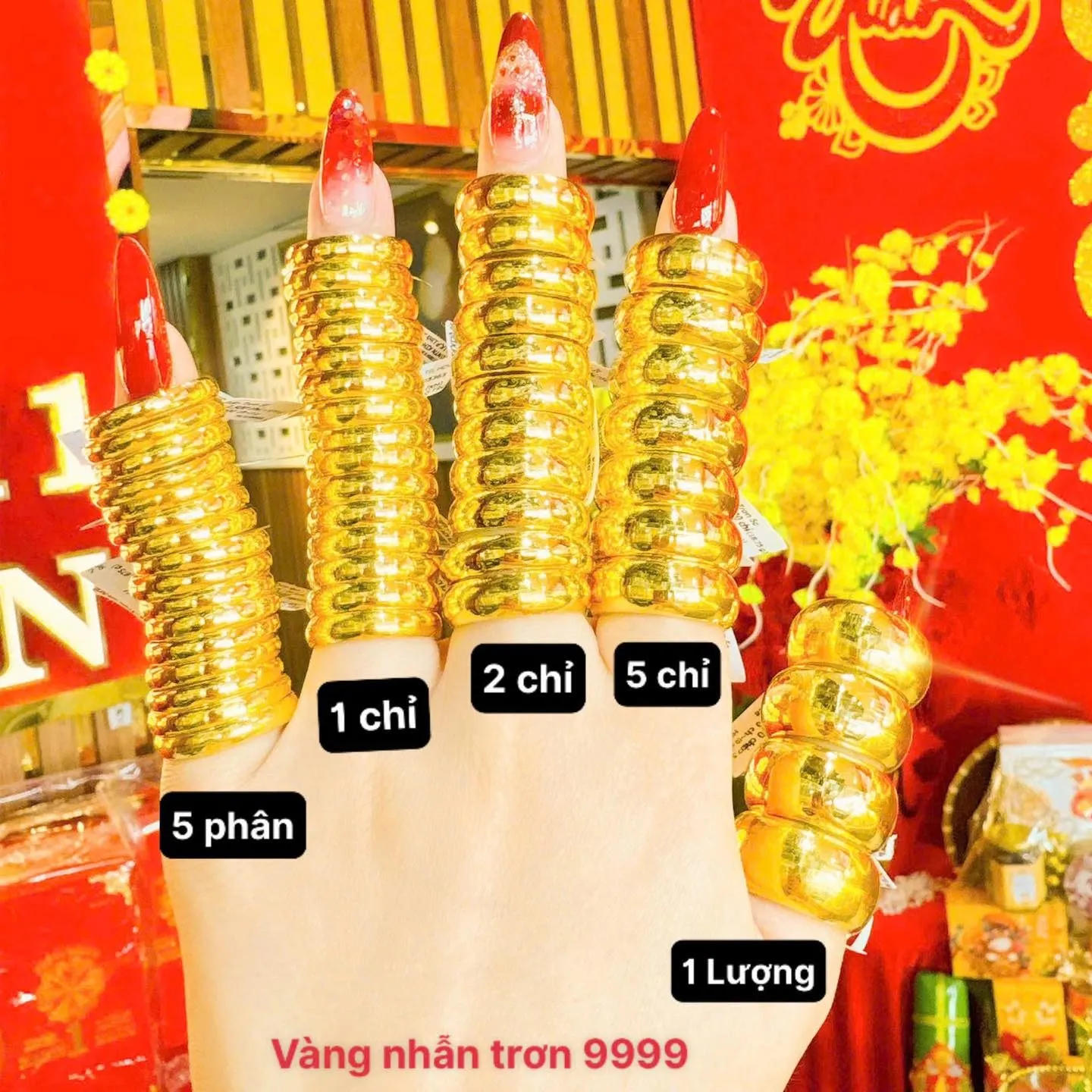 mùng 10 vía thần tài tại tiệm vàng Kim Hạnh 1