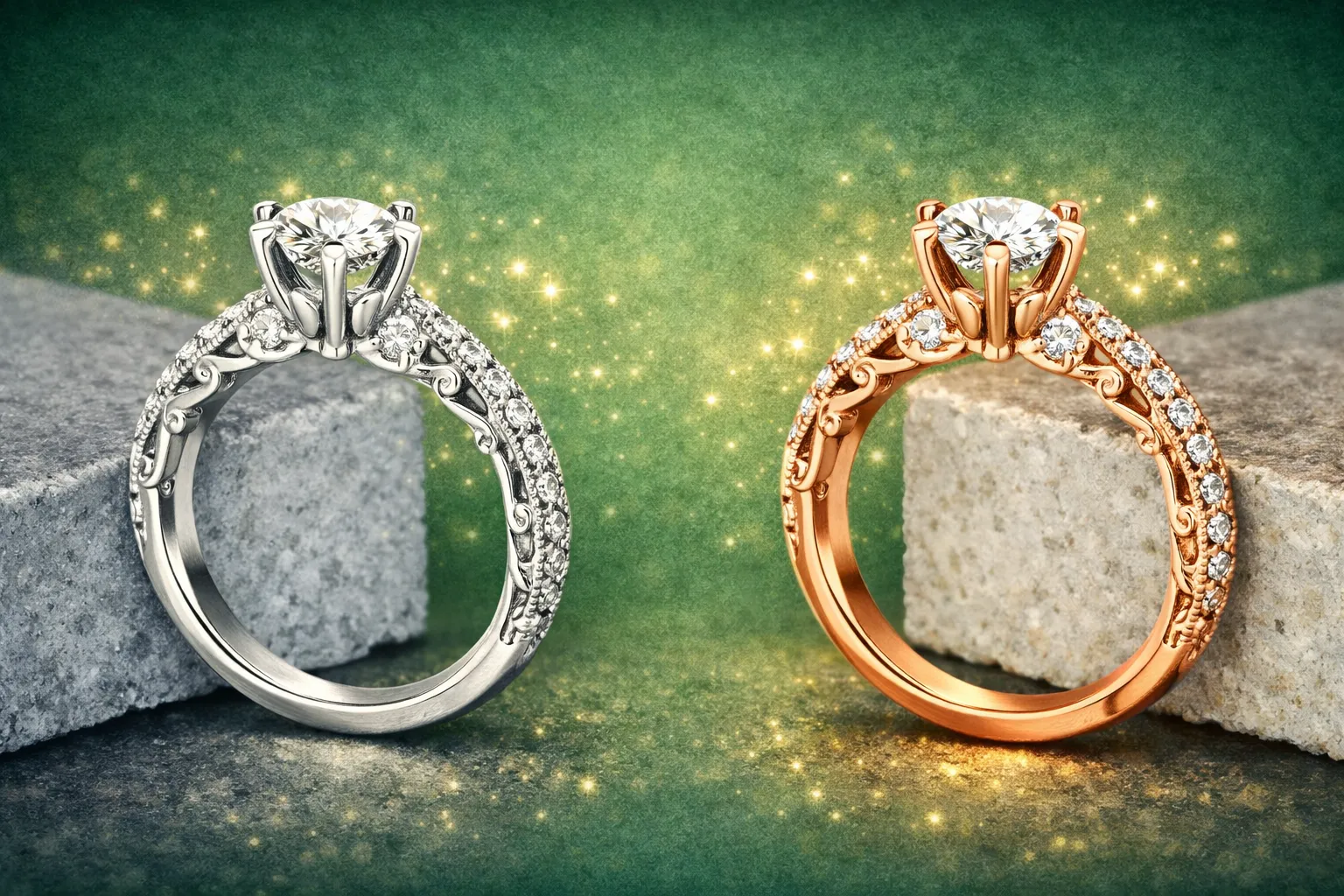 Vàng hồng và vàng trắng cái nào đắt hơn? Nên mua loại nào?