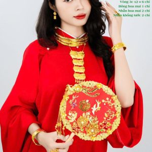 Bộ Vàng Cưới Đầy Đủ Sính Lễ 10 Món