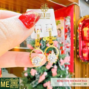 Bông Tai Tòn Ten Ngắn