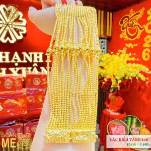 Lắc Tay Vàng Cưới 24k
