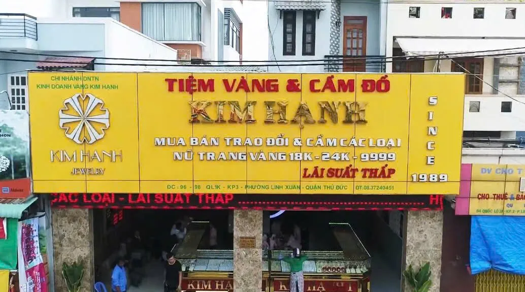 lịch sử tiệm vàng kim hạnh
