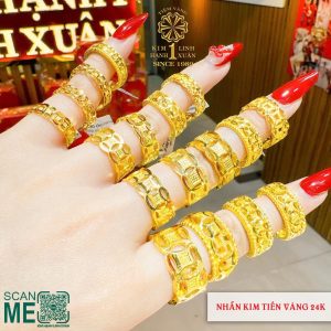 BST Nhẫn Kim Tiền Vàng