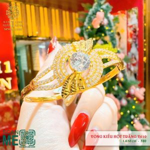 Vòng Kiểu Hột Trắng