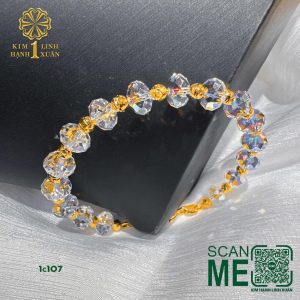 Vòng Bi Phối Đá Pha Lê Và Thạch Anh