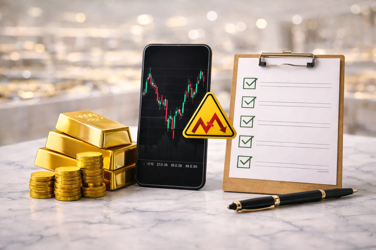 Có nên mua vàng khi giá biến động mạnh? Checklist ra quyết định an toàn cho người mới
