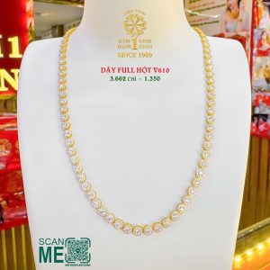 Dây Chuyền Full Hột