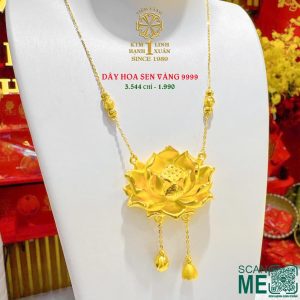 Dây Vàng Cưới Hoa Sen