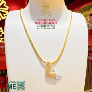 Dây Kiểu Phối Mặt Chữ Cái