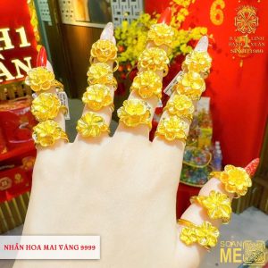 BST Nhẫn Cưới Hoa Mai