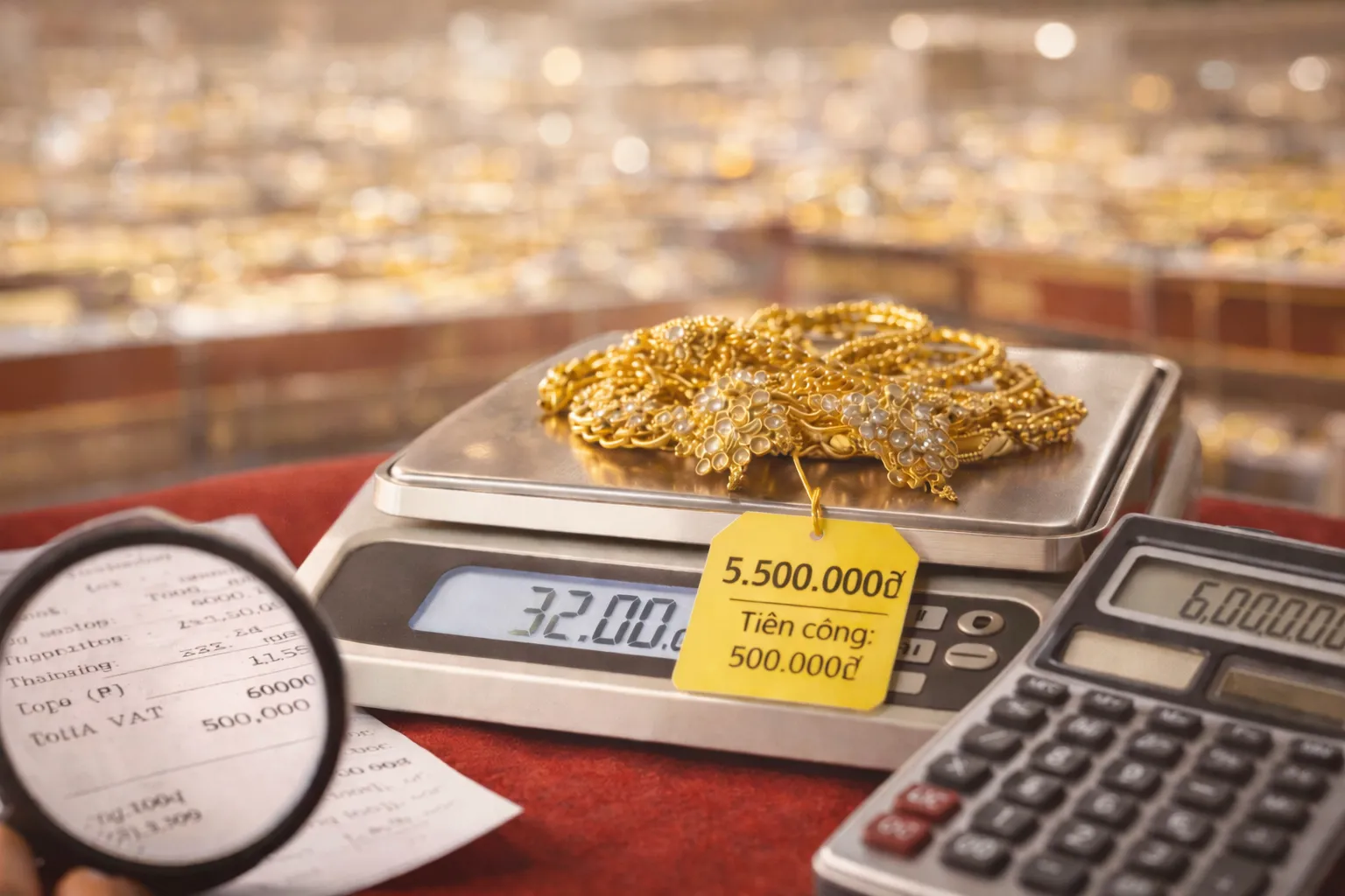 Tiền công trang sức là gì?