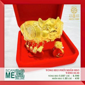 Vòng Heo Phối Nhẫn Heo