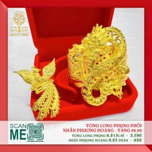 Vòng Long Phụng Phối Nhẫn Phượng Hoàng