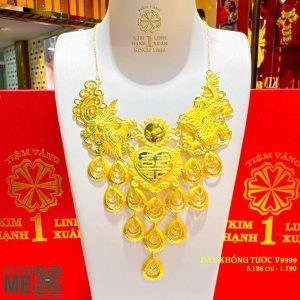 Dây Chuyền Vàng Cưới Khổng Tước