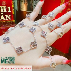 Lắc Hoa Dũa Hột Trắng