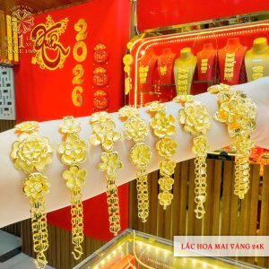 Lắc Tay Hoa Mai V24k