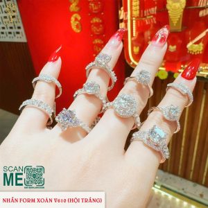 Nhẫn Form Xoàn V610