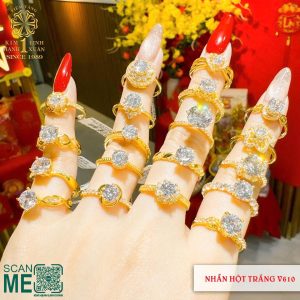 Nhẫn Hột Trắng