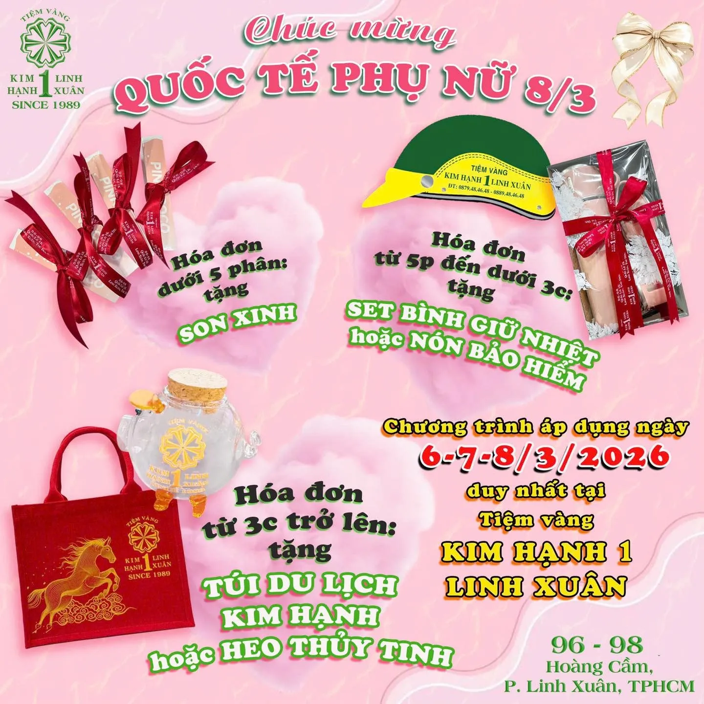 trang sức tặng 8/3