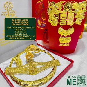 Bộ Vàng Cưới 2 Lượng 6 Món
