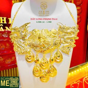 Dây Cưới Long Phụng Vàng 610