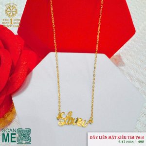 Dây Chuyền Liền Mặt Xinh Xắn