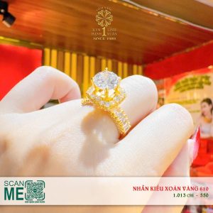 Nhẫn Kiểu Xoàn V610