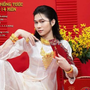 Bộ Vàng Cưới Khổng Tước 4 Lượng 18 Món