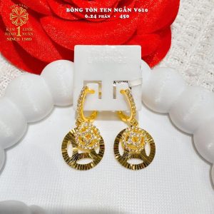 Bông Tai Tòn Ten Ngắn Mẫu Mới