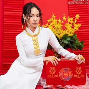 Bộ Vàng Cưới Heo Hoa Mai Không Vòng