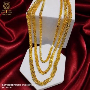 Dây Chuyền Đuôi Phụng Vuông