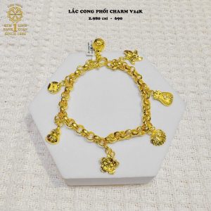 Lắc Cong Phối Charm