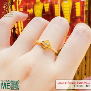 Nhẫn Kiểu Nhẹ Nhàng Mẫu Mới