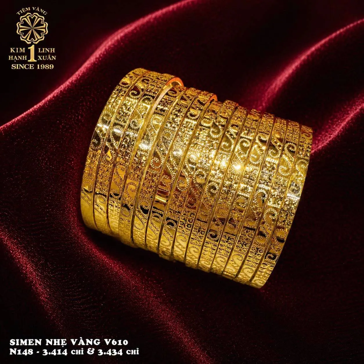 Vòng Simen Bản Vuông Nhẹ Nhàng