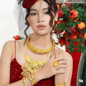 Bộ Vàng Cưới Hoa Mai 2.5 Lượng - 13 Món