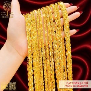 Dây Chuyền Xoắn 2 chỉ - 7 chỉ