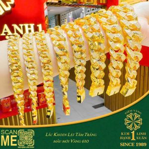 Lắc Khoen Lật Phối Tấm Trắng