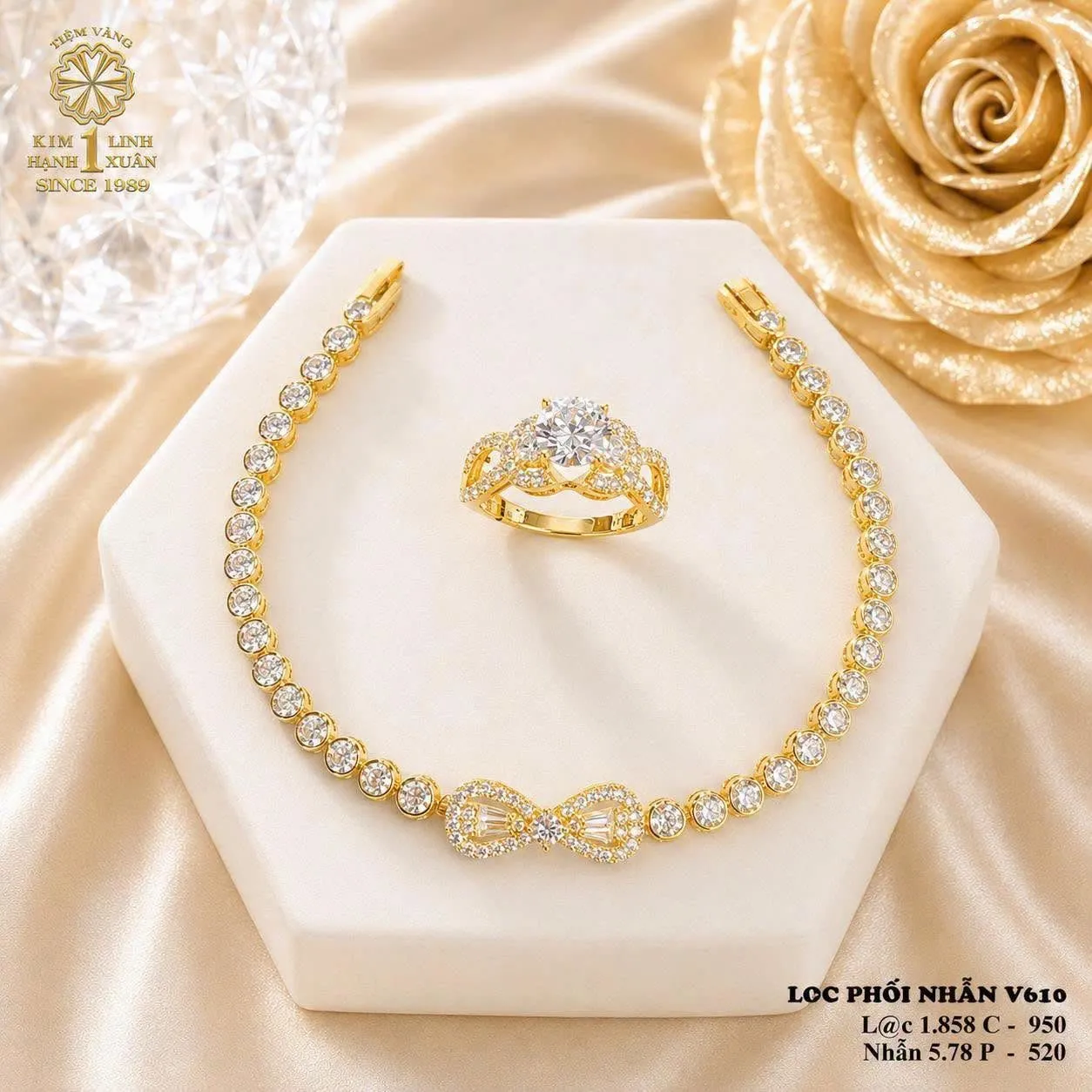 Set Lắc Phối Nhẫn