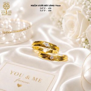 BST Nhẫn Cưới Bít Lòng