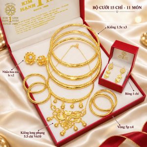 Bộ Cuới 15 Chỉ - 11 Món
