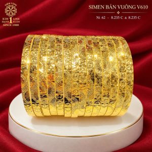 Bộ Vòng Tay Simen Bản Vuông Mẫu Mới